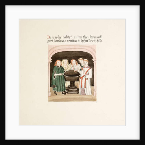 Ms. New Coll 380, f34r. The antiquities of the Cathedral Church of Saint Mary, Carlisle, drawn by Robert Carlile, 1795 by Robert Carlile