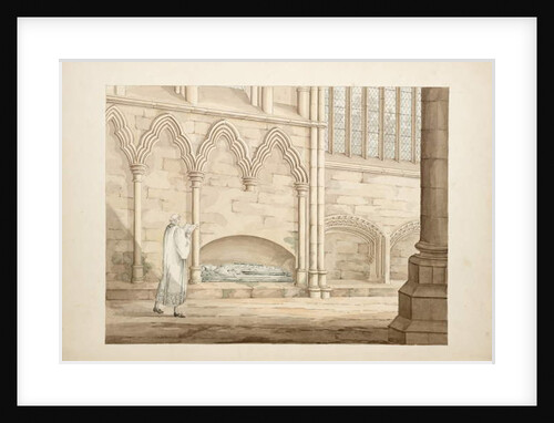Ms. New Coll 380, f8r. The antiquities of the Cathedral Church of Saint Mary, Carlisle, drawn by Robert Carlile, 1795 by Robert Carlile
