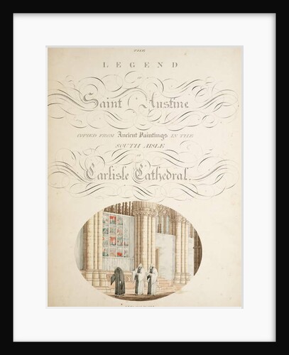 Ms. New Coll 380, f9r. The antiquities of the Cathedral Church of Saint Mary, Carlisle, drawn by Robert Carlile, 1795 by Robert Carlile