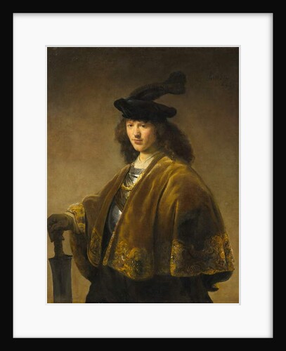 Young Man with a Sword, c.1633-1645 by Rembrandt Harmensz. van Rijn (circle of)