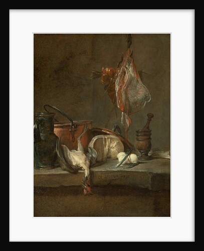 Still Life with Ray and Basket of Onions, 1731 by Jean-Baptiste Simeon Chardin