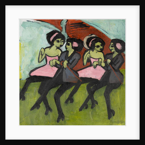 Panama Dancers, 1910-1911 by Ernst Ludwig Kirchner