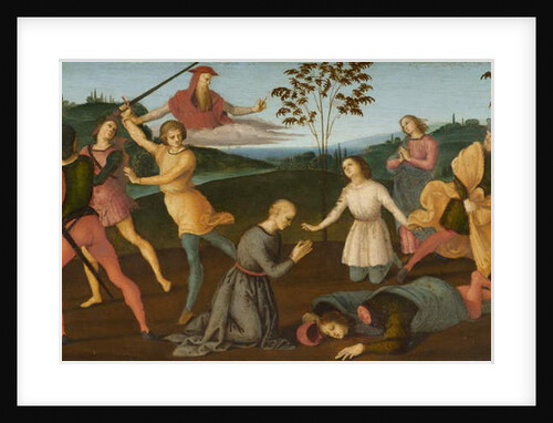 St. Jerome Saving Sylvanus and Punishing the Heretic Sabinianus, 1502-1503 by Raphael