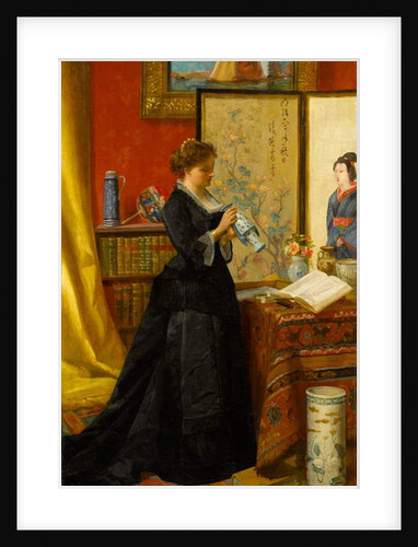 The Porcelain Collector, 1868 by Alfred Emile Stevens