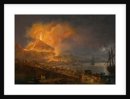 The Eruption of Mt. Vesuvius, 1777 by Pierre Jacques Volaire