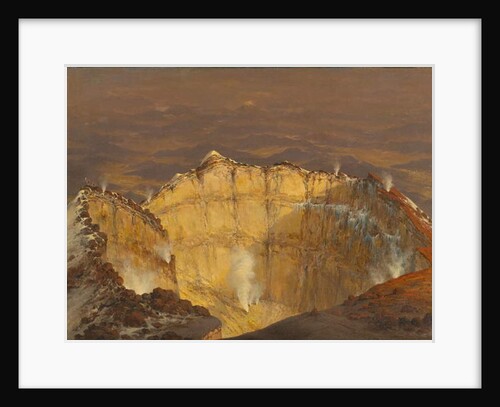 Crater of Popocatépetl, 1833 by Jean Baptiste Louis Gros