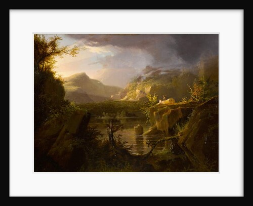 Romantic Landscape, c.1826 by Thomas Cole