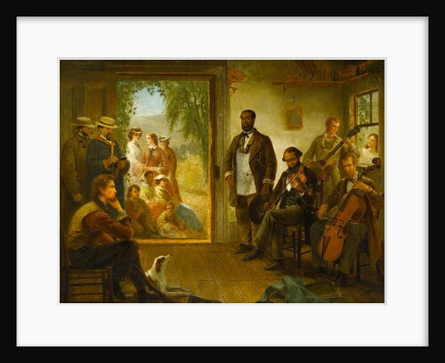 The Musicale, Barber Shop, Trenton Falls, New York, 1866 by Thomas Hicks