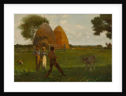 Weaning the Calf, 1875 by Winslow Homer