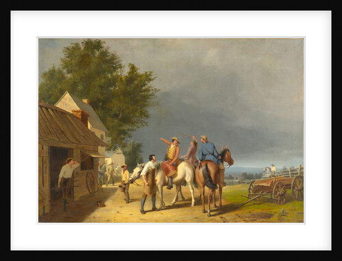 First News of the Battle of Lexington, 1847 by William Tylee Ranney