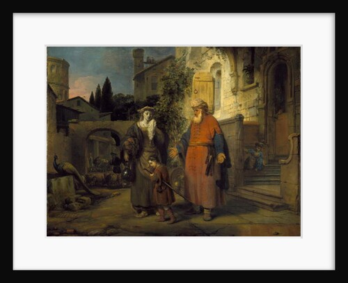 The Expulsion of Hgar and Ishmael, 1666 by Gerbrandt van den Eeckhout