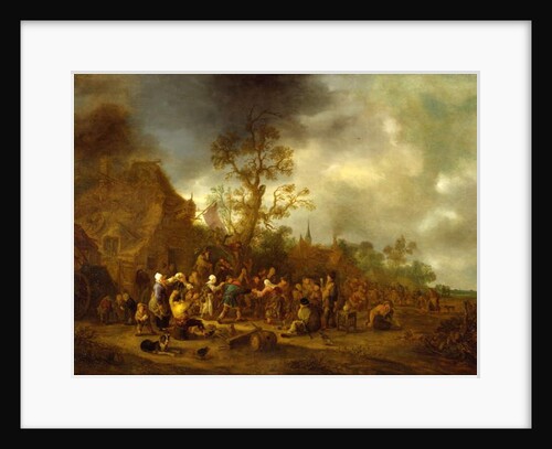 Peasants Merrymaking outside an Inn, 1642 by Isack van Ostade
