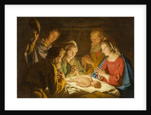 The Adoration of the Shepherds, c.1635-1637 by Matthias Stomer