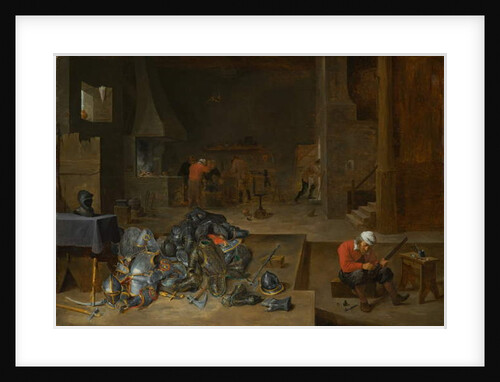 The Armorer's Shop, c.1640-1645 by David the Younger Teniers