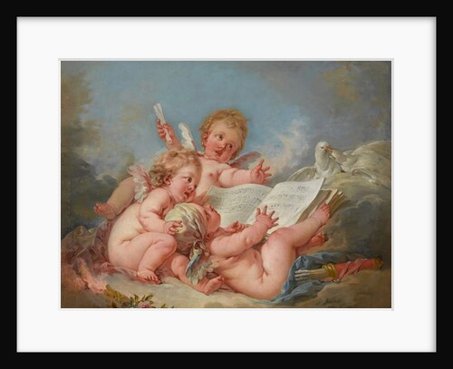 Allegory of Music, 1752 by Francois Boucher