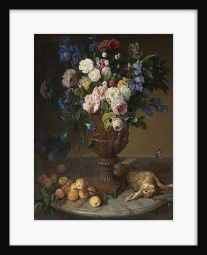 Urn of Flowers with Fruits and Hare, 1715 by Alexandre-Francois Desportes