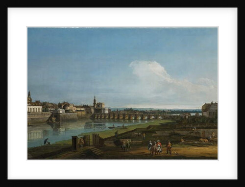 View of Dresden with the Frauenkirche at Left, 1747 by Bernardo Bellotto