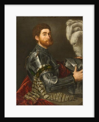 Portrait of a Man in Armour, c.1535-1540 by Paris Bordone