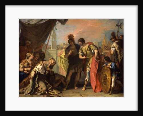Alexander and the Family of Darius, c.1708-1710 by Sebastiano Ricci