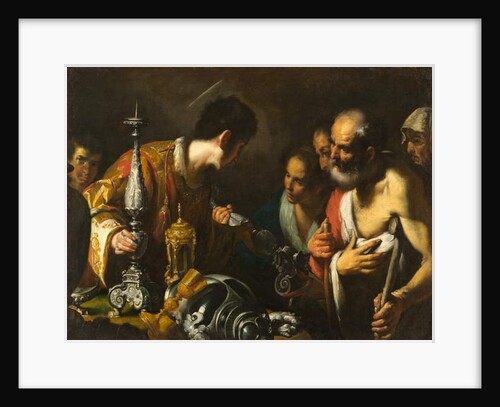 St. Lawrence Distributing the Treasures of the Church, c.1625 by Bernardo Strozzi