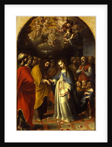 The Marriage of the Virgin, c.1693 by Esteban Márquez de Velasco