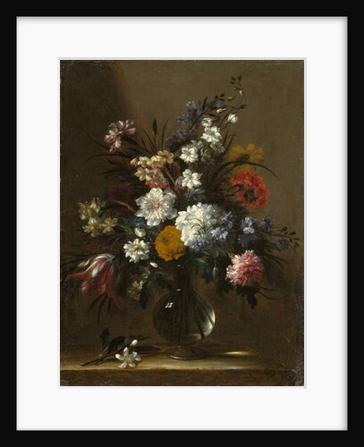 A Vase of Flowers on a Table, c.1660-1670 by Bartolomeo Perez