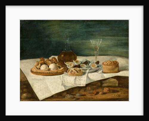 Still Life with Pasteries, Wine, and Eggs, c.1770-1790 by Juan Bautista Romero