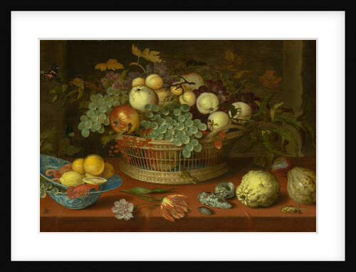 Still Life with Basket of Fruit, 1622 by Balthasar van der Ast