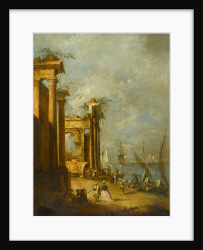 Roman Ruins Near the Lagoon, c.1765-1775 by Francesco Guardi
