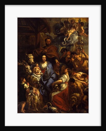 The Adoration of the Shepherds, 1657 by Jacob Jordaens