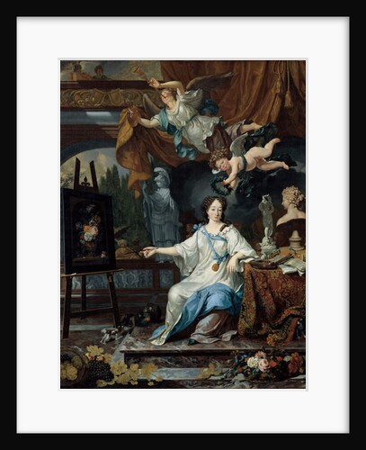 Allegorical Portrait of an Artist in Her Studio, c.1675-1685 by Michiel van Musscher