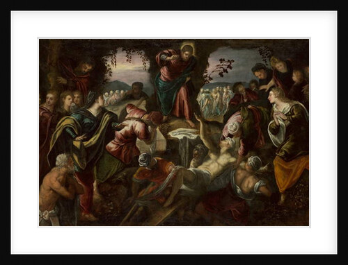 The Raising of Lazarus, 1585-1590 by Domenico Robusti Tintoretto