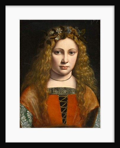 Portrait of a Young Girl Crowned with Flowers, c.1490 by Giovanni Antonio Boltraffio