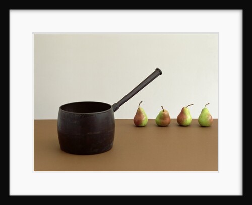 Pan & Four pears 2005 by Norman Hollands