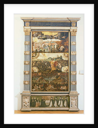 The Opening of the Sixth Seal, Ezekiel's Vision and The Last Judgement, 1584 by Gdansk School