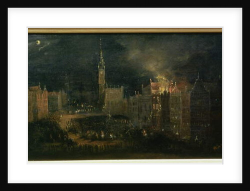 Fire at Long Market, c.1650 by or Milwitz Bartolomaus Miltvitz