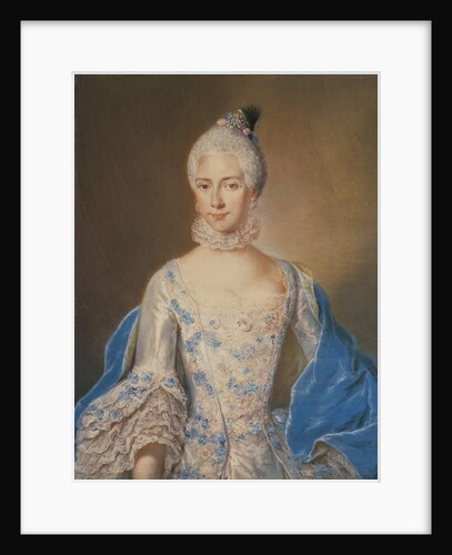 Portrait of Joanna Florentine Muhl, 1766 by Jacob Wessel
