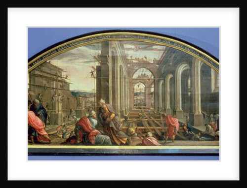 Rebuilding of the Temple by King Joash, 1602 by Anton Moller