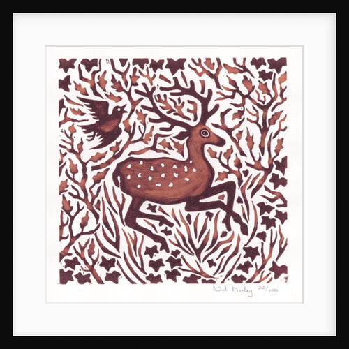 Woodland Deer, 2000 by Nat Morley