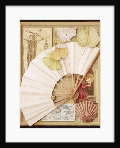 Trompe L'Oeil with Fan, 2005 by Jenny Barron