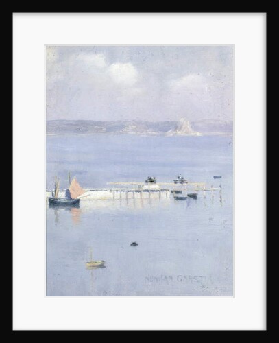 A View of Mount's Bay with the North Pier, c.1892 by Norman Garstin