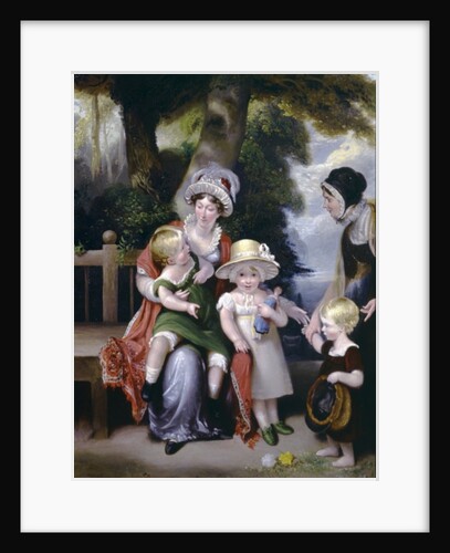 Family portrait by English School