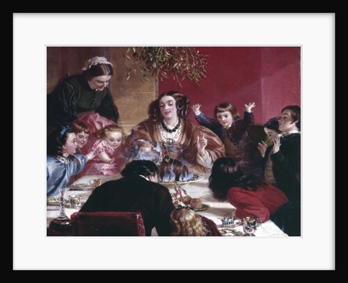 Lighting the Plum Pud by English School