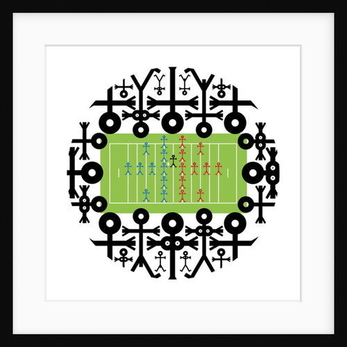 Crowd Icon American Football, 2006 by Thisisnotme Thisisnotme