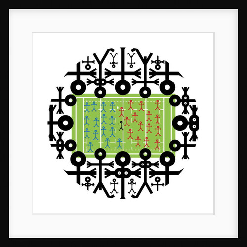 Crowd Icon Rugby, 2006 by Thisisnotme Thisisnotme