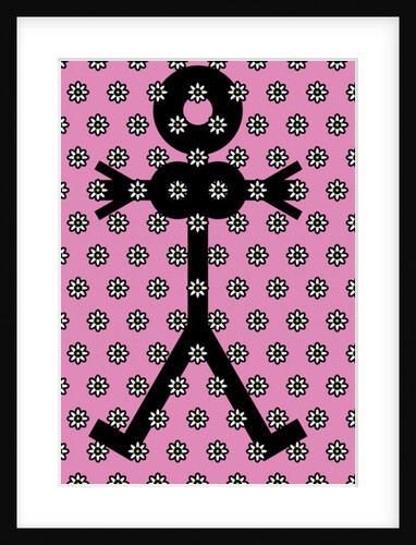 Woman with Flower Icons, 2006 by Thisisnotme Thisisnotme