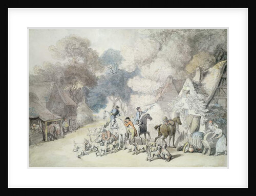 Going Out in the Morning, a Scene in Windsor Forest, c.1801 by Thomas Rowlandson