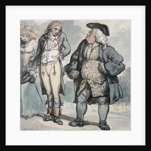 Father's Displeasure by Thomas Rowlandson