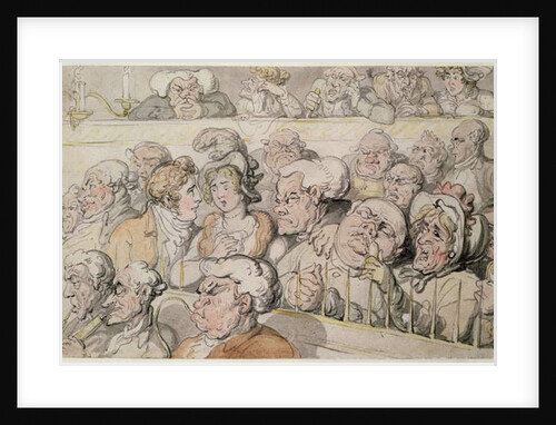 At the Theatre, In the Pit by Thomas Rowlandson