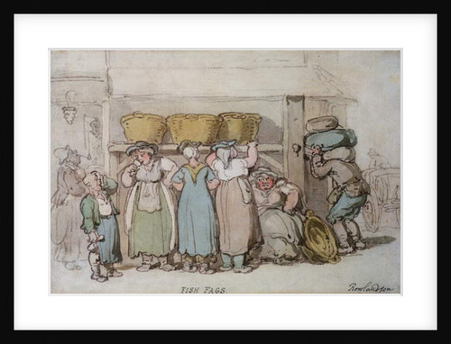 Fish Fags by Thomas Rowlandson